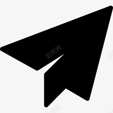 飞行纸飞机艺术棒极了图标图标