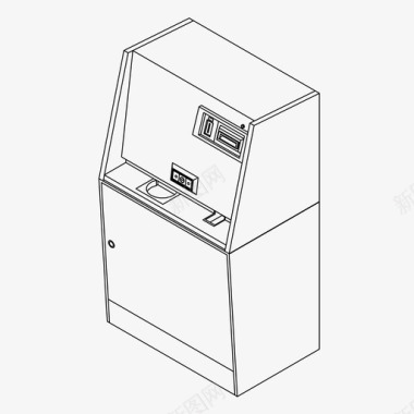 游戏玩家换机器街机游戏硬币图标图标