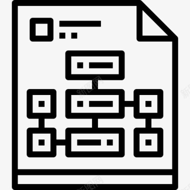 装修设计流程计划业务文档图标图标