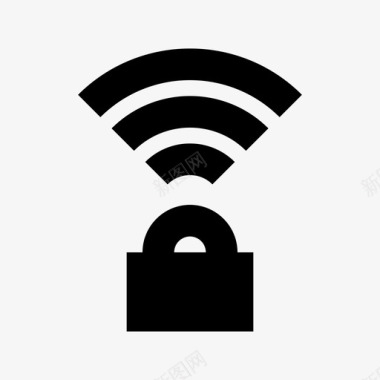 皮材料受保护wifi保护安全图标图标