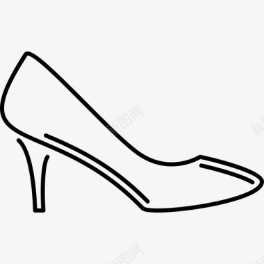 女鞋鞋女鞋时尚图标图标