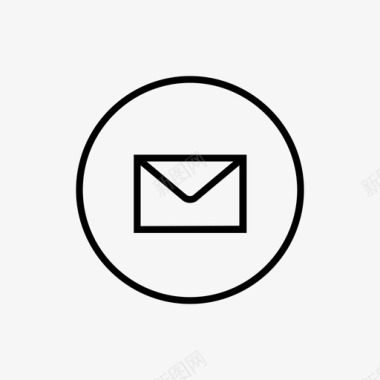 信封的消息电子邮件按钮联系人信封图标图标
