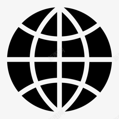 互联网地球地球地球网格图标图标
