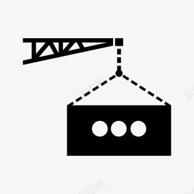 运输上的图标运输集装箱图标图标
