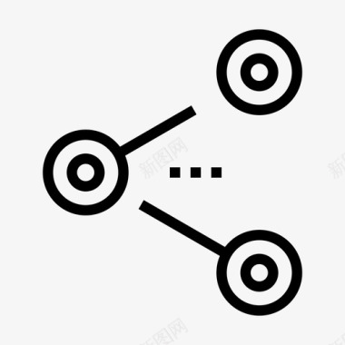 连接圆点内容共享连接链接图标图标