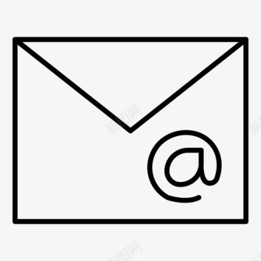 垃圾邮件邮件联系人垃圾邮件图标图标