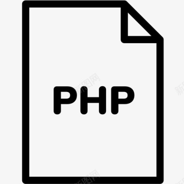 php网页模板php文件扩展名格式图标图标