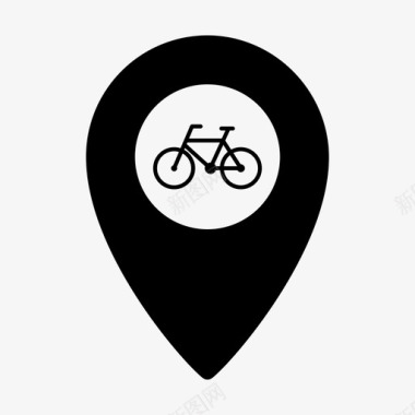 共享单车位置租赁共享图标图标