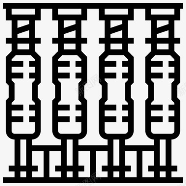 纸制品加工电源硬件机器图标图标