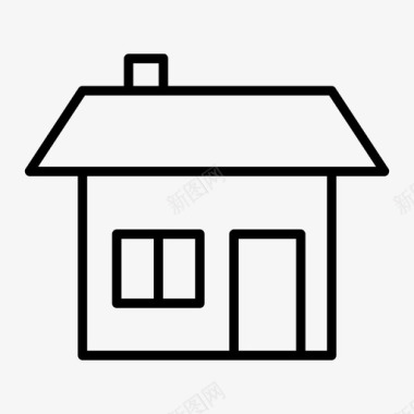 小房子免抠房子家庭住宅住房图标图标