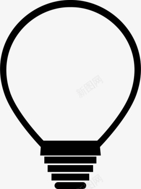 电灯泡电灯泡照明图标图标