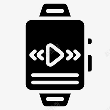 小学生电话手表智能手表音频媒体图标图标