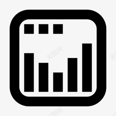 统计图表财务资料图标图标