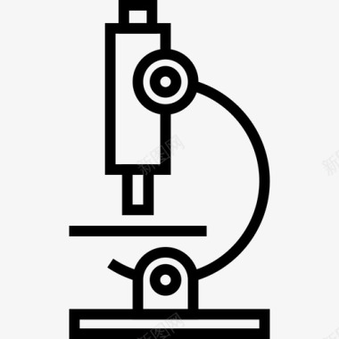 实验室显微镜分析实验室图标图标