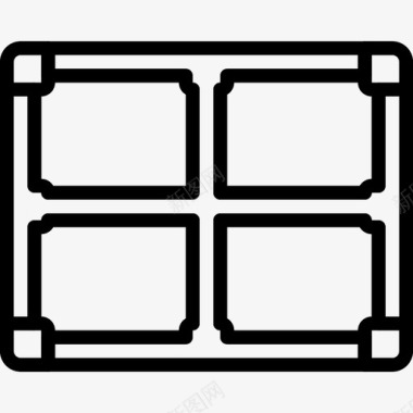 纸质边框用户界面边框全部应用程序绘图图标图标