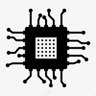 RAM存储器处理器芯片内存图标图标