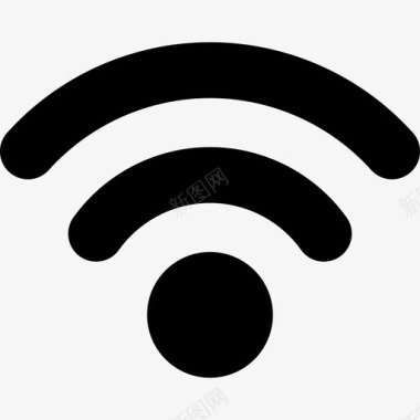 Wifi标志形状超棒的套装图标图标