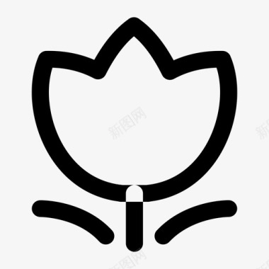 国奥花园标志花园图标