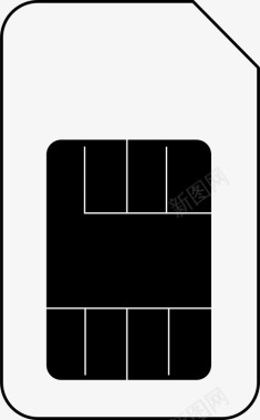个人资料卡sim卡电话图标图标