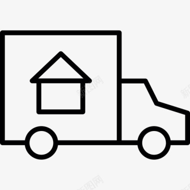 搬运卡车运输工具实物资产图标图标