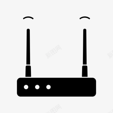 wifi互联网调制解调器互联网网络图标图标