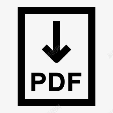 downloadtool_pdf download图标