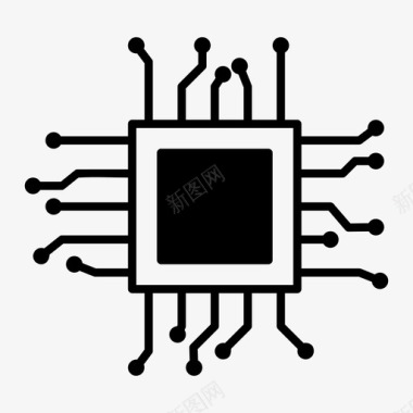 RAM存储器处理器芯片内存图标图标