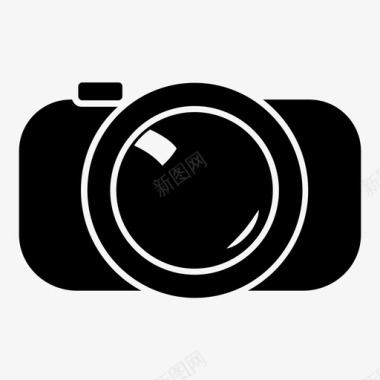 矢量摄影标志采购产品照相机镜头摄影设备图标图标