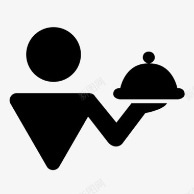 餐饮服务餐具食物图标图标