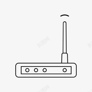 wifi互联网调制解调器互联网网络图标图标