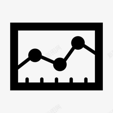 矢量阶梯式统计统计分析图表图标图标