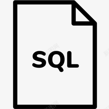 台账格式sql文件扩展名格式图标图标