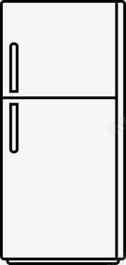 两门冰箱冰箱电器电子图标图标
