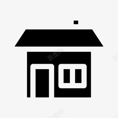 小房子免抠房子房子窗户小房子图标图标