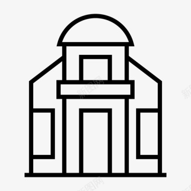 塔建筑阁楼图标图标