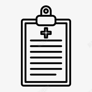 收据收据医疗健康医疗图标图标