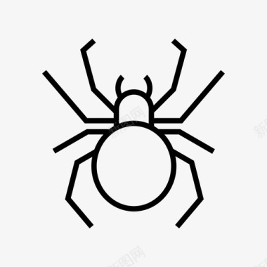 万圣节蜘蛛虫子万圣节蜘蛛图标图标