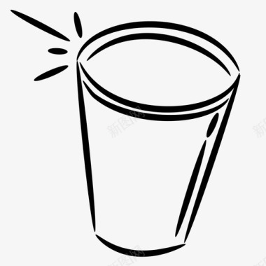 杯子饮料空杯子图标图标