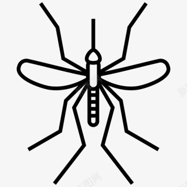 虫子蚊子虫子昆虫图标图标