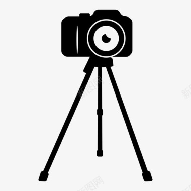 最好的三脚架相机三脚架相机在三脚架摄影设备图标图标