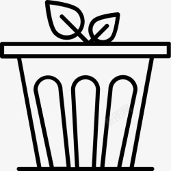 盆栽液体肥料植物肥料盆栽图标高清图片