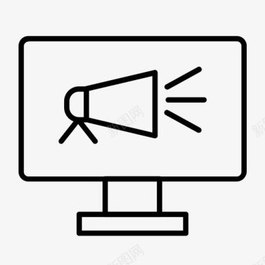 拼接数字在线营销电脑数字营销图标图标
