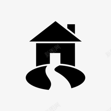 房子建筑装饰图标图标