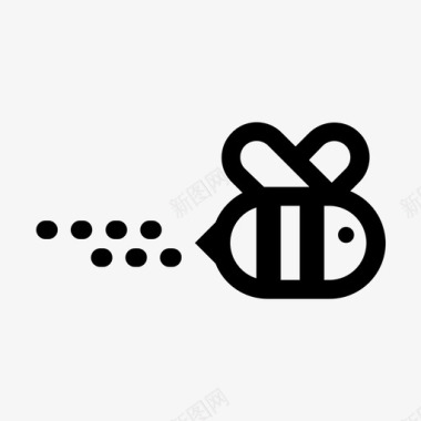 蜜蜂大黄蜂飞蜂图标图标