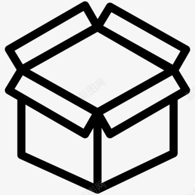 矢量盒子素材打开盒子存档dropbox图标图标