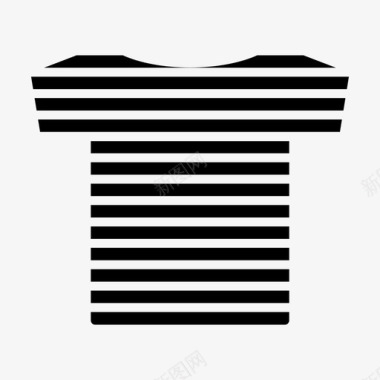 潜水服装T恤服装时装图标图标