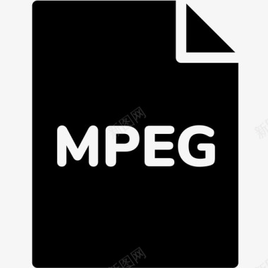 Flash扩展mpeg文件扩展名格式图标图标