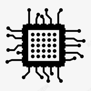 内存处理器芯片内存图标图标
