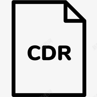 cdr14cdr文件扩展名格式图标图标