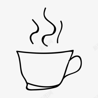 马克杯早餐咖啡图标图标